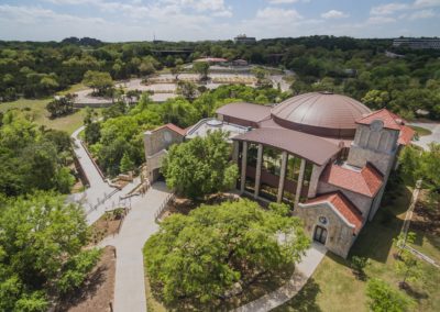 Central Texas Parish Domed Sanctuary And Columbarium Structures